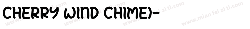 CHERRY WIND CHIME)字体转换